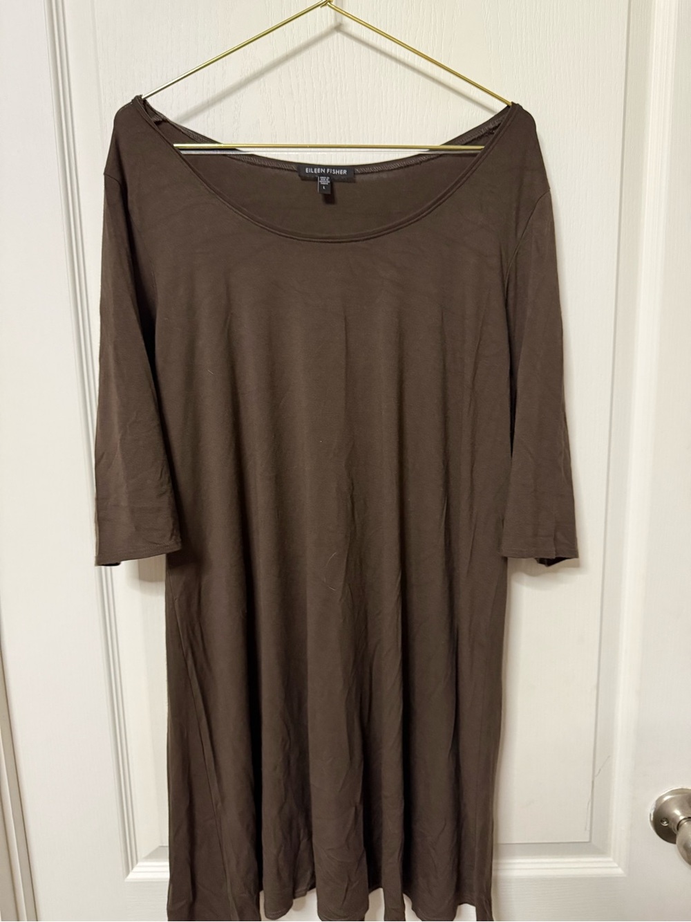 Eileen Fisher Chocolate Brown Dress